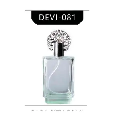 Chai nước hoa thủy tinh nắp chạm bạc (DEVI-081) – mã NXG0066
