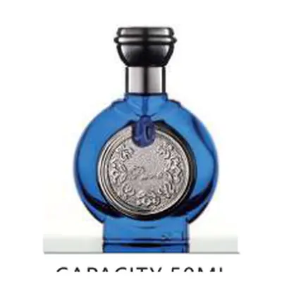 Chai nước hoa thủy tinh tròn xanh cobalt 50ml – mã NXG0091