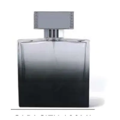 Chai nước hoa thủy tinh đen chuyển màu vuông lớn – mã NXG0118
