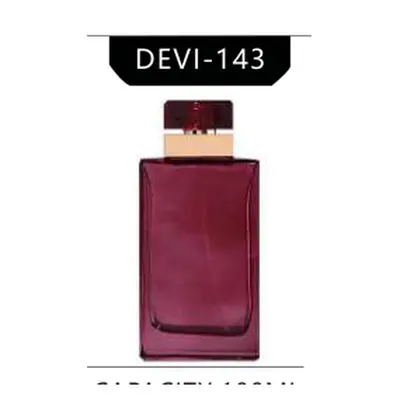 Chai nước hoa thủy tinh đỏ rượu (DEVI-143) – mã NXG0119
