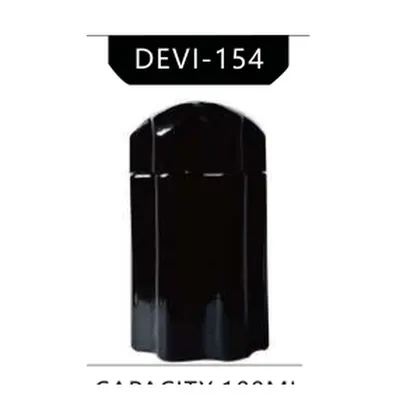 Chai nước hoa thủy tinh đen 100ml (DEVI-154) – mã NXG0126