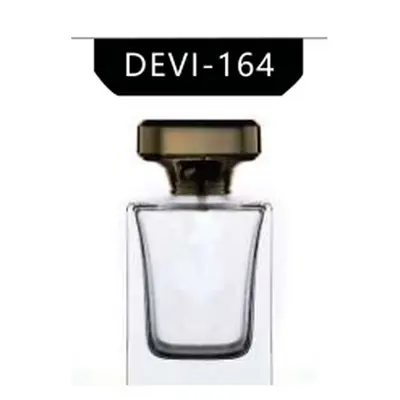 Chai nước hoa thủy tinh vuông nắp đồng (DEVI-164) – mã NXG0135