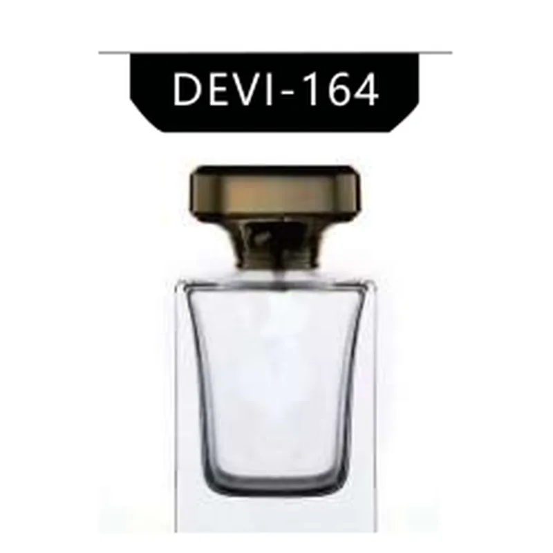 Chai nước hoa thủy tinh vuông nắp đồng (DEVI-164) – mã NXG0135
