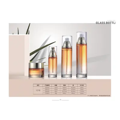 Bộ chai + hũ thủy tinh vuông xám khói – ảnh 2