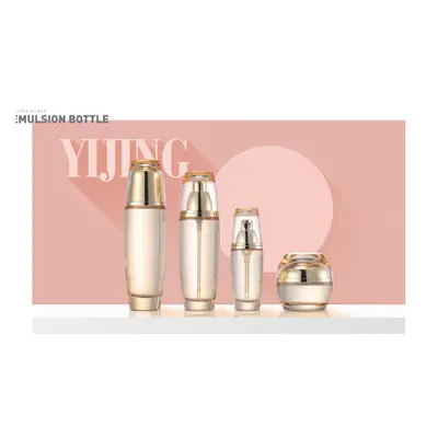 Bộ chai + hũ thủy tinh trắng ngọc 120ml – ảnh 2