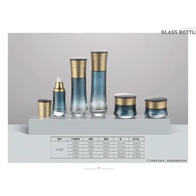 Bộ chai + hũ thủy tinh đen tím nắp pha lê – ảnh 2