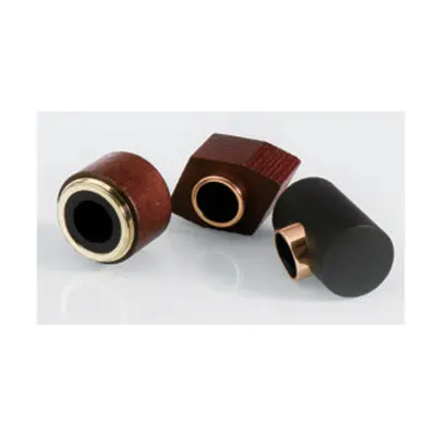 Chai nước hoa thủy tinh đỏ vuông nắp gỗ – ảnh 2