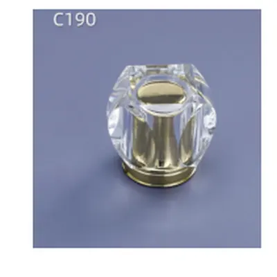 Nắp nước hoa acrylic lõi vàng – mã NXG0364