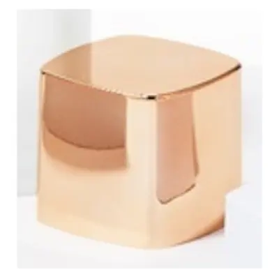 Bộ chai + hũ thủy tinh trắng mờ nắp vàng hồng – ảnh 3
