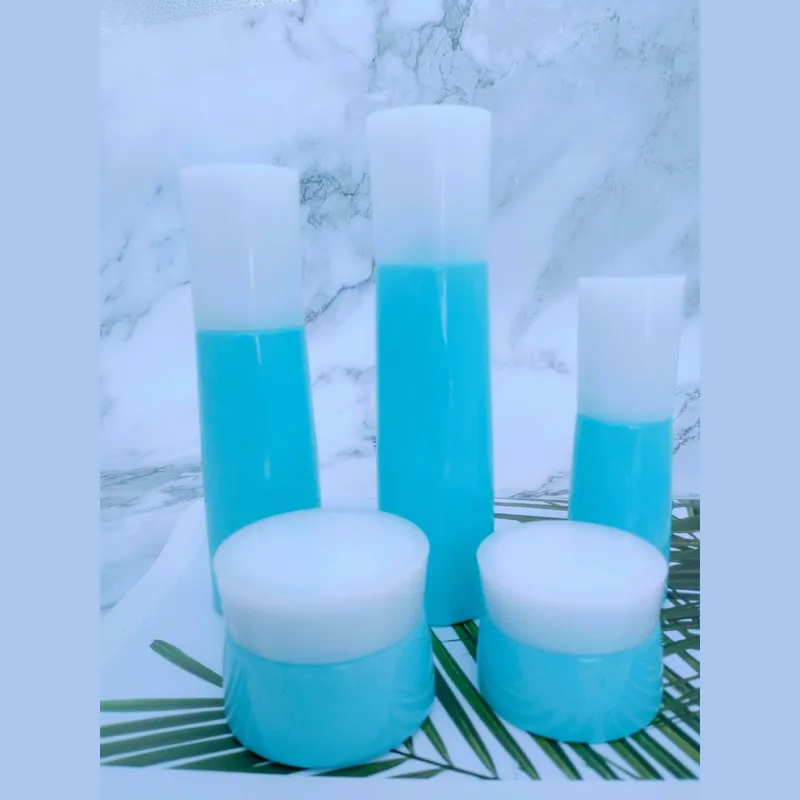 Bộ chai xịt thủy tinh + hũ kem xanh ngọc 120ml – mã NXG0603