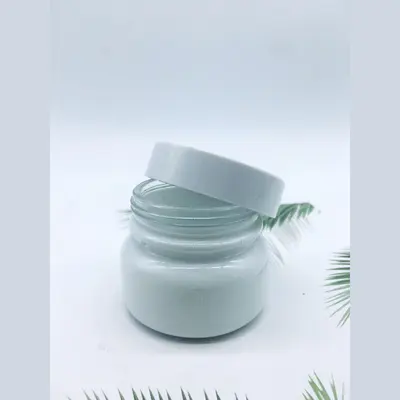 Bộ chai xịt thủy tinh + hũ kem trắng sứ 120ml – ảnh 3