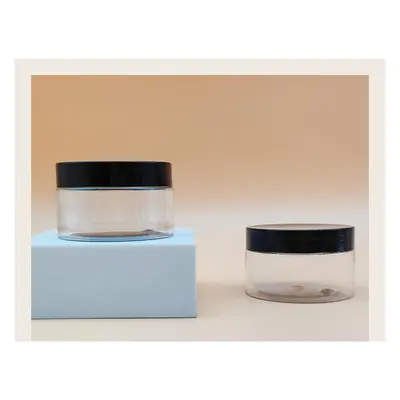 Hũ nhựa trong nắp đen – mã NXH0003