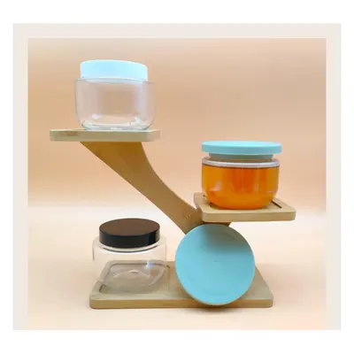 Hũ nhựa trong nhiều màu nắp – mã NXH0004