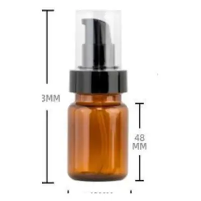 Bộ chai lọ nhựa nâu hổ phách (serum, lotion, hũ kem) – ảnh 3