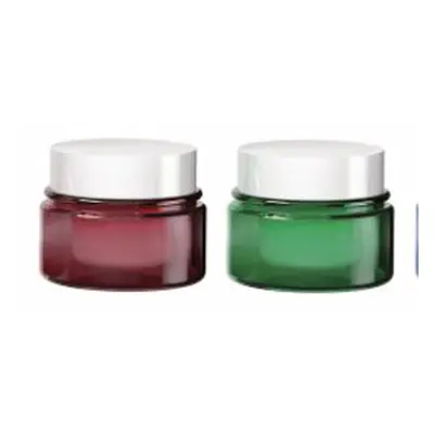 Hũ kem PET màu nắp trắng (đỏ, xanh, xanh dương) – mã NXH0017