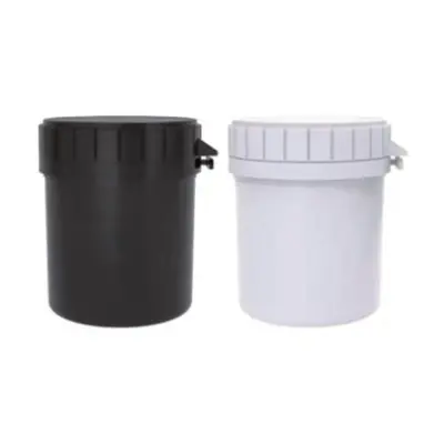 Hũ nhựa có quai xách (đen, trắng) – mã NXH0022
