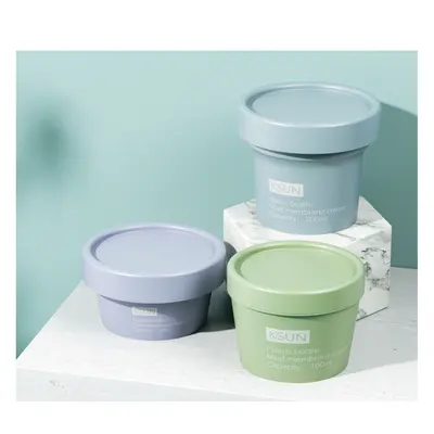 Hũ kem dẹt pastel nắp xanh – ảnh 2