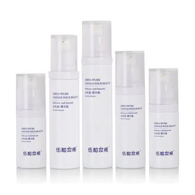 Bộ chai + hũ acrylic trắng sữa – ảnh 2