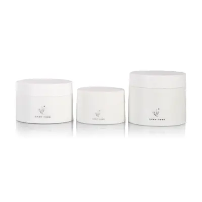 Hũ kem acrylic trắng 200g–30g – ảnh 2