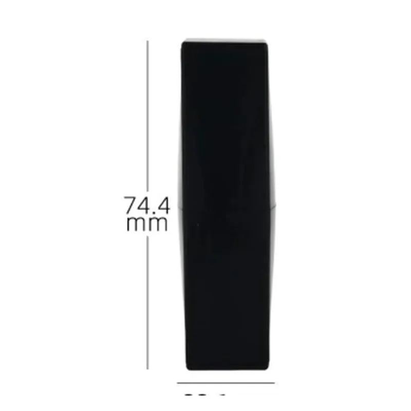 Vỏ son thỏi vuông đen 74mm – mã NXM0052