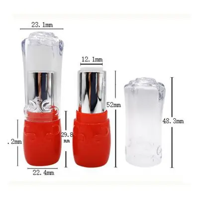 Vỏ son thỏi đỏ nắp hoa hồng trong 3.5g – mã NXM0070