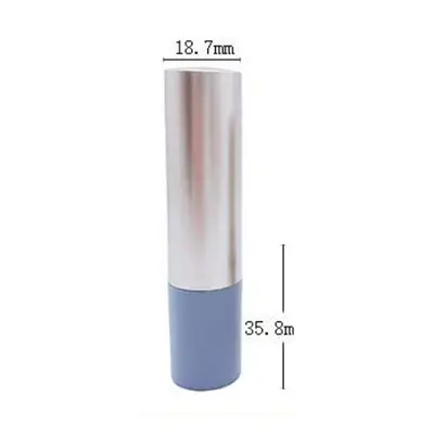 Vỏ son thỏi bạc nắp xanh lavender – ảnh 2