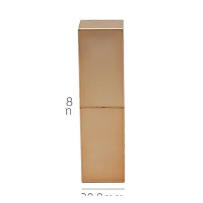 Vỏ son thỏi vuông vàng hồng mờ – mã NXM0106