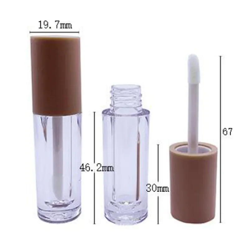Vỏ son kem nắp nâu 13ml / 3ml – mã NXM0147
