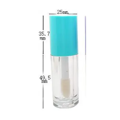 Vỏ son bóng tròn nắp xanh ngọc 6ml – mã NXM0165