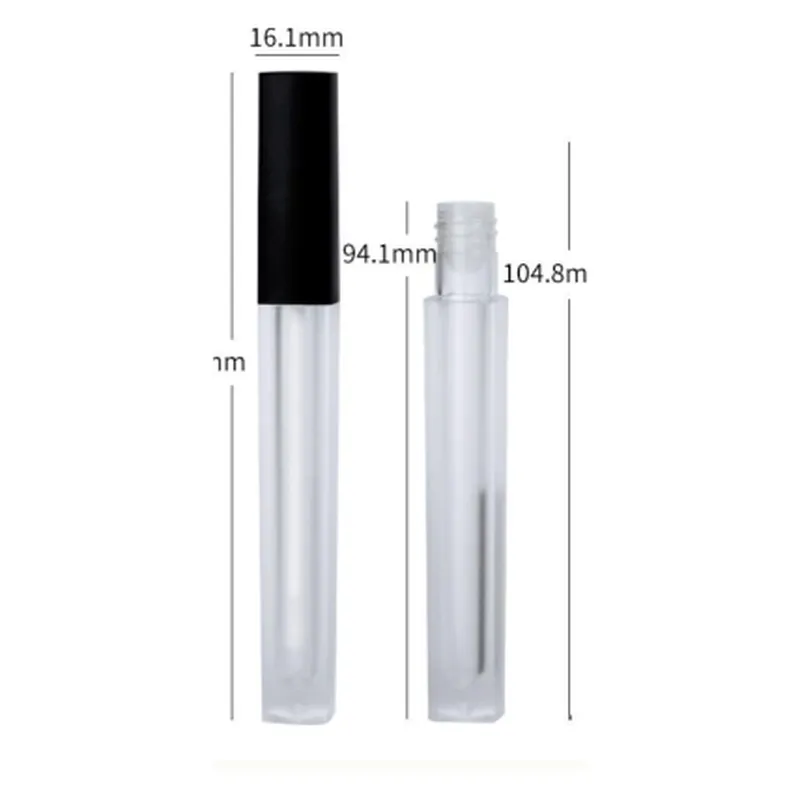 Vỏ son kem nắp đen 3ml / 1.5ml – mã NXM0230
