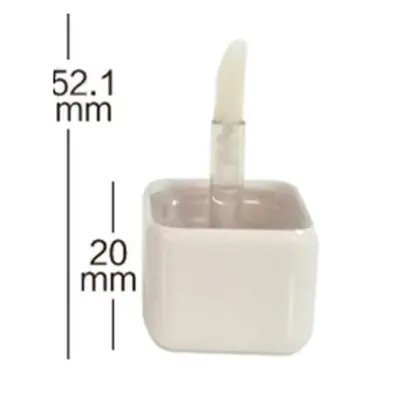 Vỏ son bóng vuông nắp trắng 4ml – ảnh 2