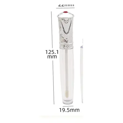 Vỏ son bóng nắp chạm bạc đính đá – mã NXM0279