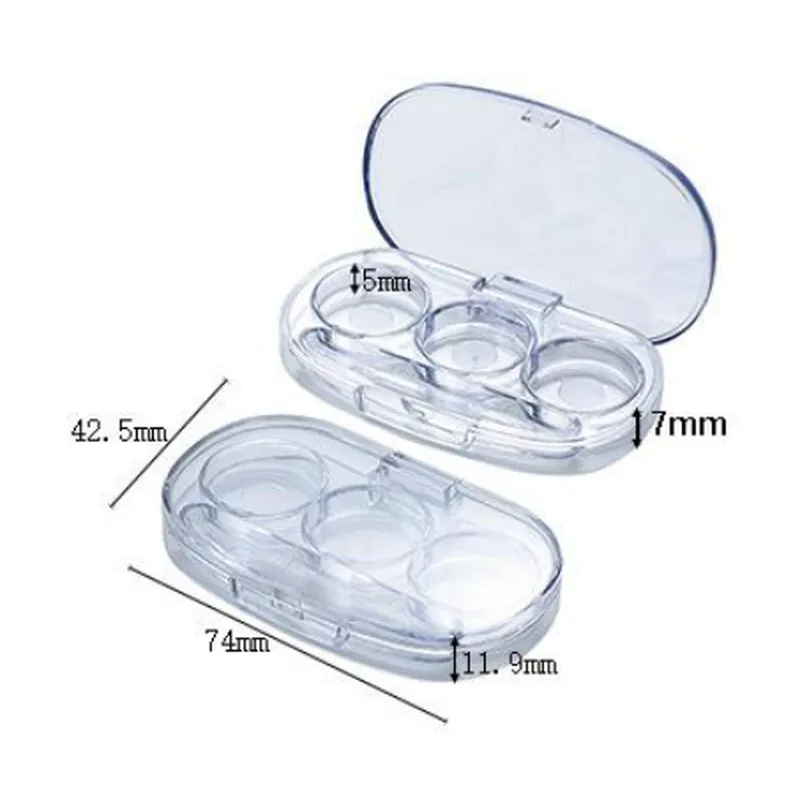 Hộp phấn oval 5 ô trong – mã NXM0472