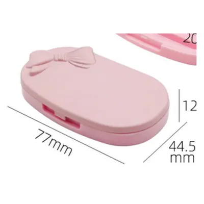 Hộp phấn oval hồng 3 ô – ảnh 3