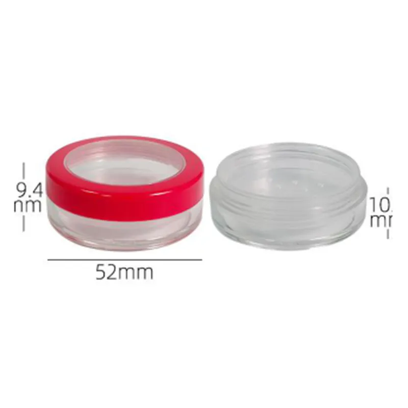Hũ phấn nhũ nắp đỏ 52mm – mã NXM0493