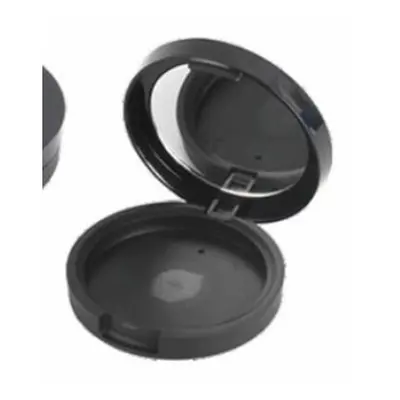 Hộp phấn 2 tầng tròn đen có gương 45mm – ảnh 3