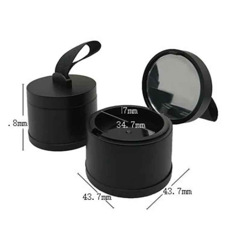 Hộp phấn 2 tầng đen có quai 4g – mã NXM0529