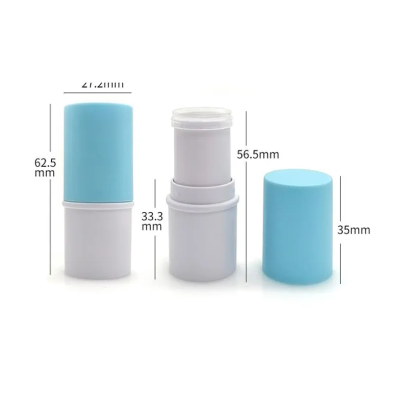 Vỏ stick trắng nắp xanh 6g – mã NXM0540