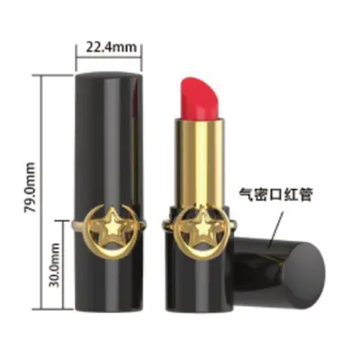 Vỏ son thỏi từ tính đen ngôi sao vàng – ảnh 2