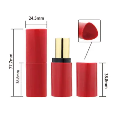 Vỏ son thỏi đỏ tam giác bo 77mm – mã NXM0614