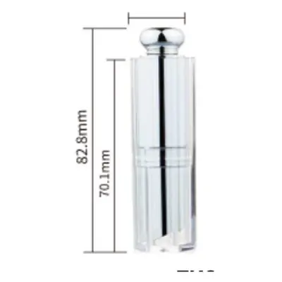 Vỏ son thỏi trong vuông nắp cầu bạc – mã NXM0668