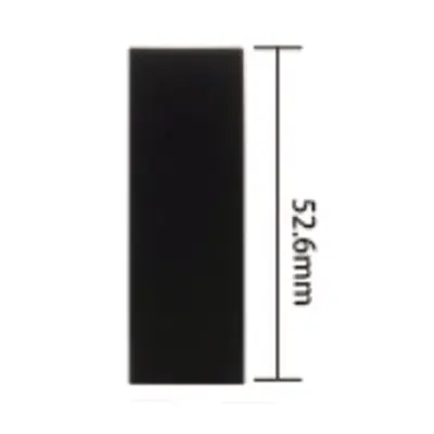 Vỏ son thỏi đen vuông / tròn 47mm – ảnh 7