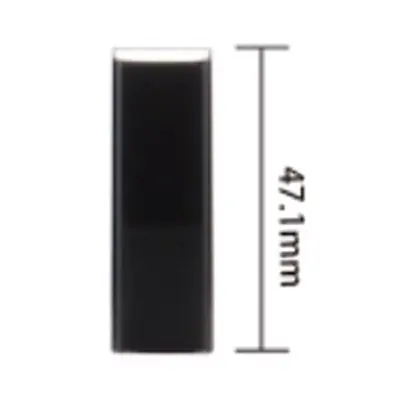 Vỏ son thỏi đen vuông / tròn 47mm – mã NXM0688