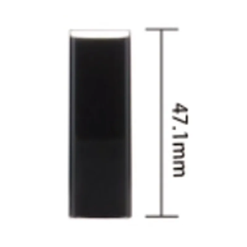 Vỏ son thỏi đen vuông / tròn 47mm – mã NXM0688