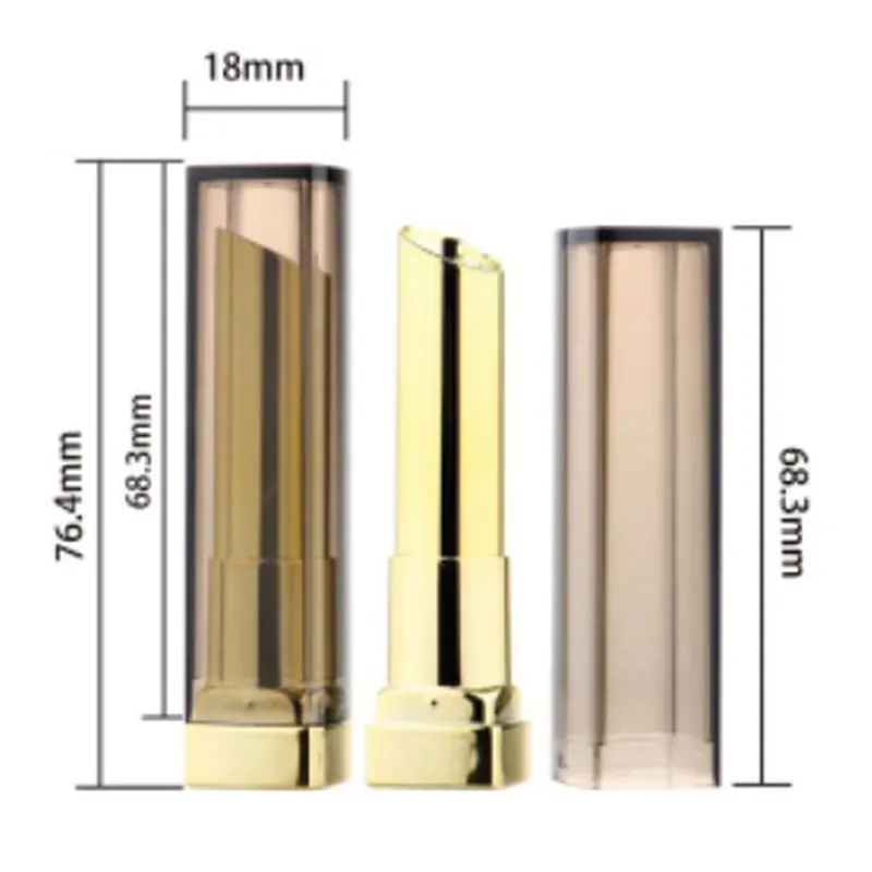 Vỏ son thỏi vàng – nâu trong 76mm – mã NXM0695