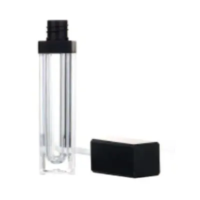 Vỏ son bóng vuông trong nắp đen / đỏ 7ml – ảnh 3