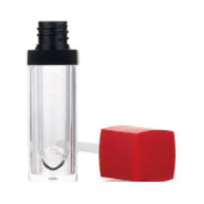 Vỏ son bóng vuông trong nắp đen / đỏ 7ml – ảnh 4