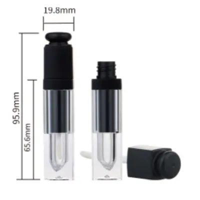 Vỏ son bóng trong nắp đen 4.5ml – ảnh 2