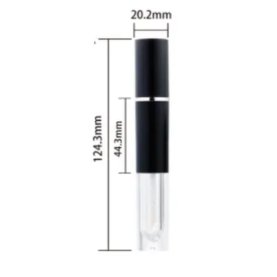 Vỏ son bóng 2 đầu nắp đen 124mm – ảnh 2