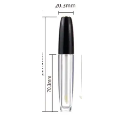 Vỏ son bóng nắp vát đen 3.9ml – ảnh 3